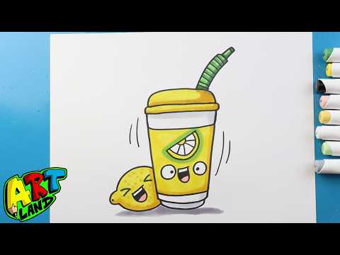 Preview of How to Draw a Lemon Shake Up