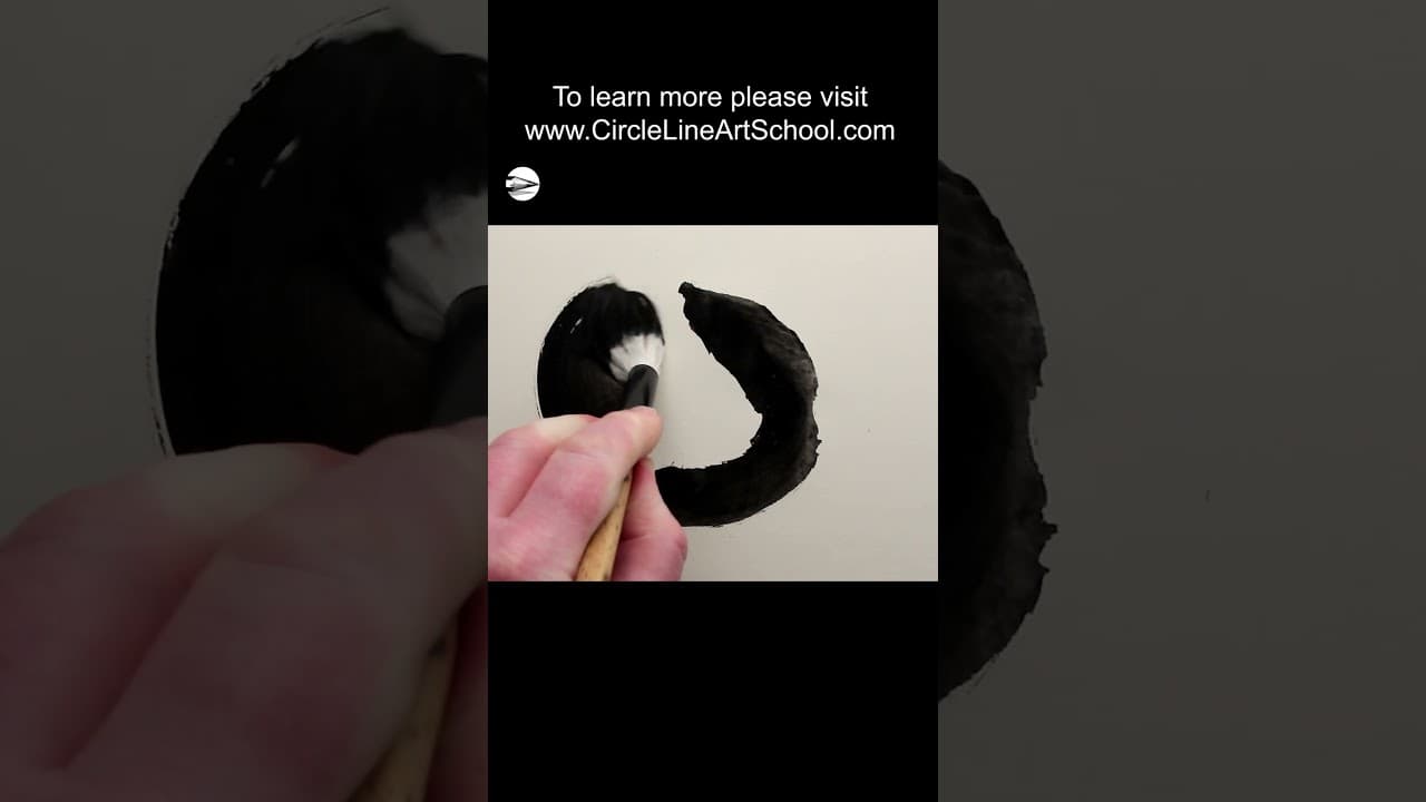 Preview of How to Draw an Enso Circle in One Gesture