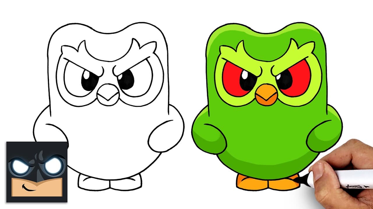 Preview of How to Draw Duolingo | Brawl Stars