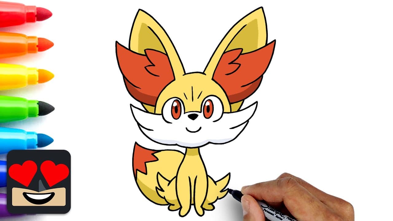 Preview of How To Draw Fennekin | Pokemon