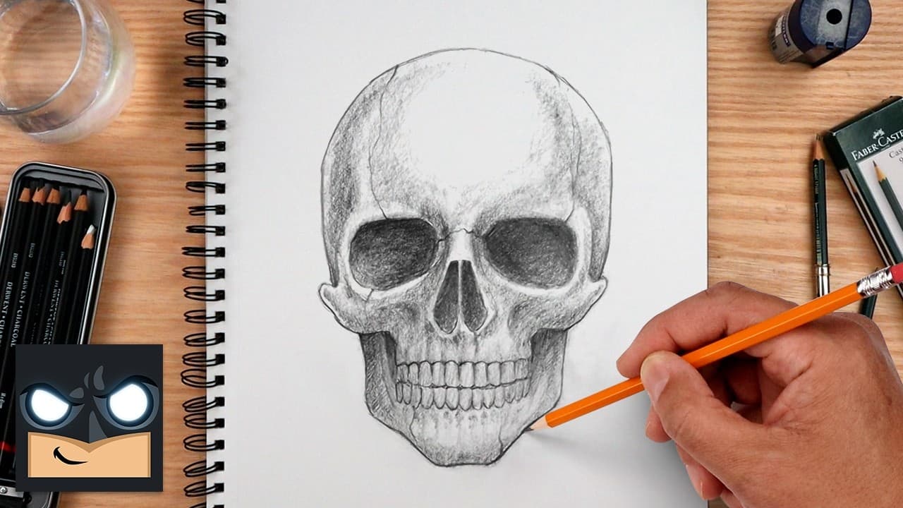 Preview of How to Draw Human Skull | Sketch Saturday