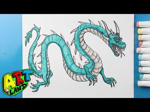 Preview of How to Draw Manda Swimming | Godzilla