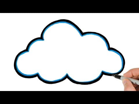 Preview of How to Draw a Cloud | Super Easy Step-by-Step Tutorial!