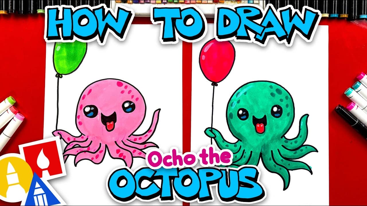 Preview of How To Draw Ocho The Octopus