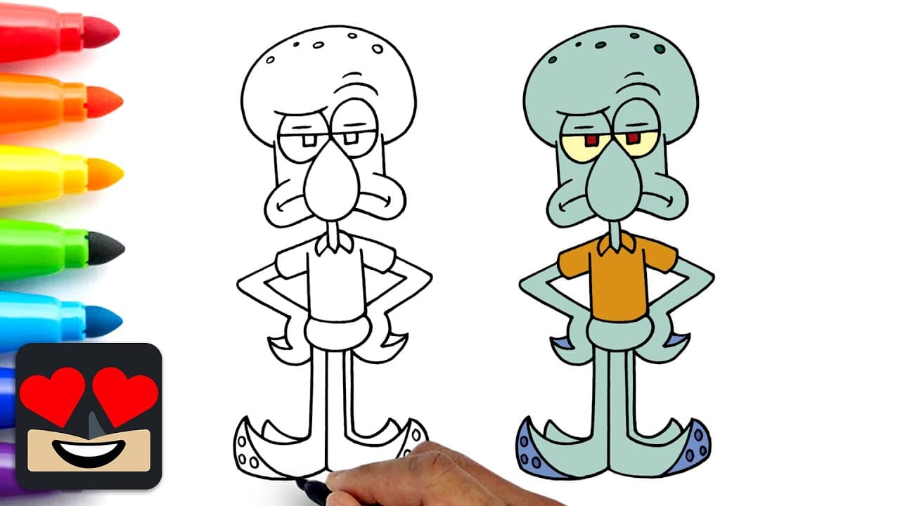 Preview of How To Draw Squidward | Spongebob Squarepants