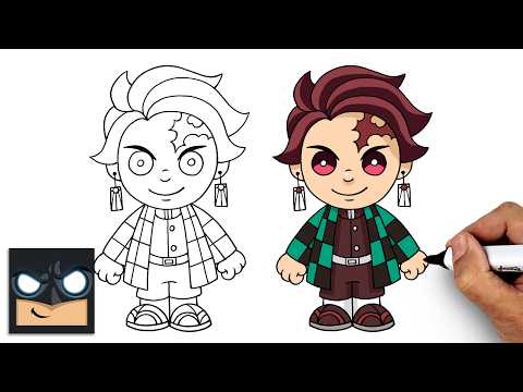 Preview of How to Draw Tanjiro | Demon Slayer