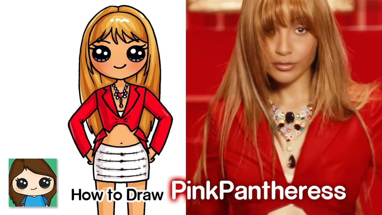 Preview of How to Draw PinkPantheress | Relaxing Cute Girl Drawing