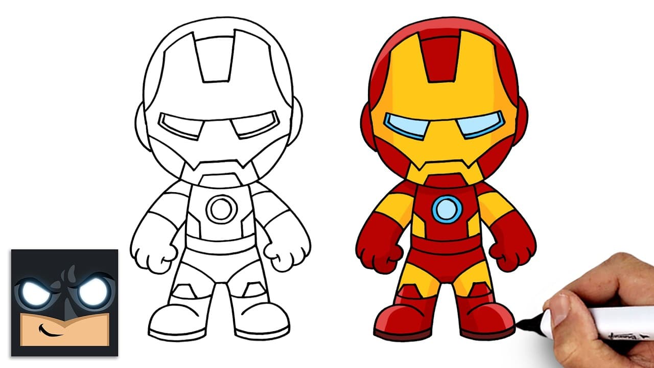 Preview of How to Draw Iron Man | Step-by-Step Drawing Tutorial