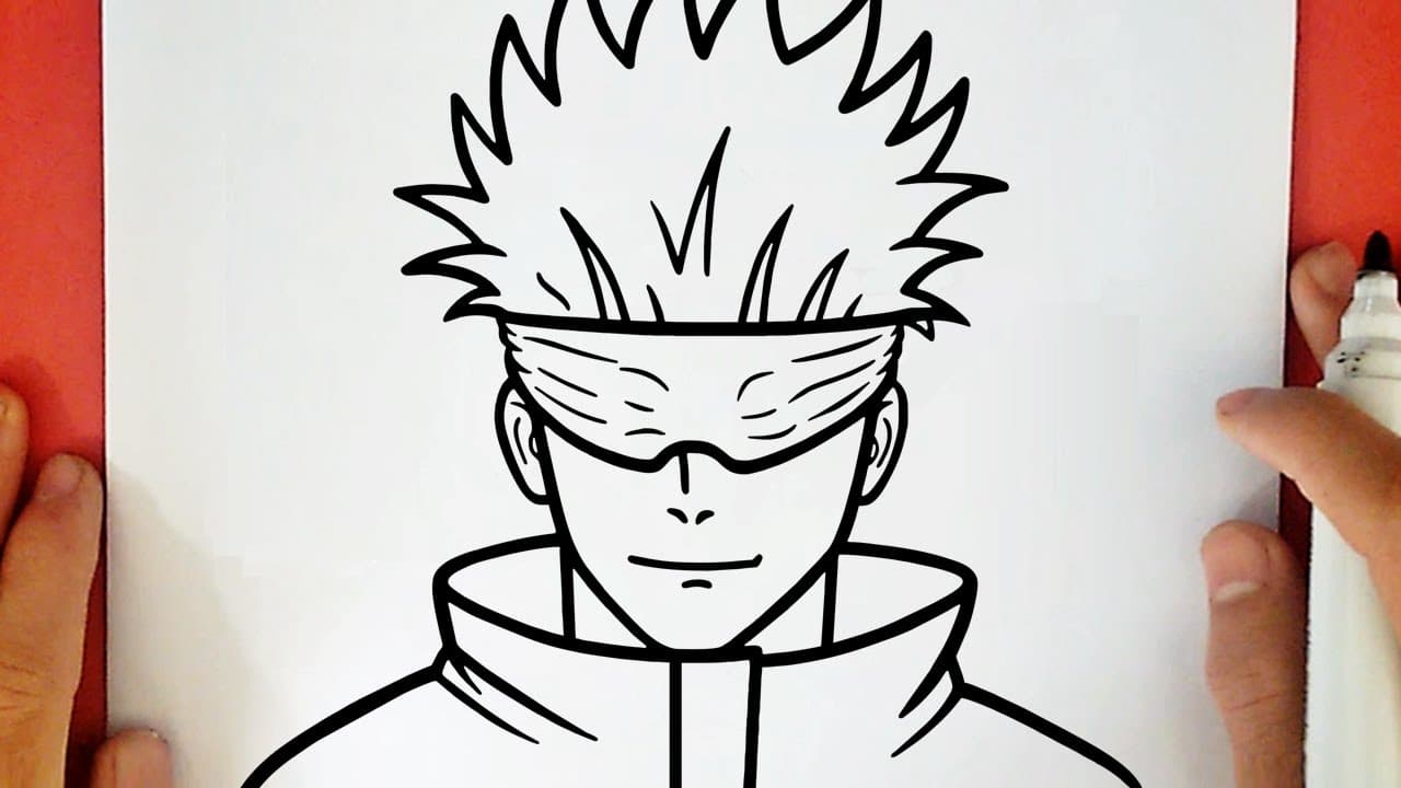 Preview of HOW TO DRAW GOJO SATORU