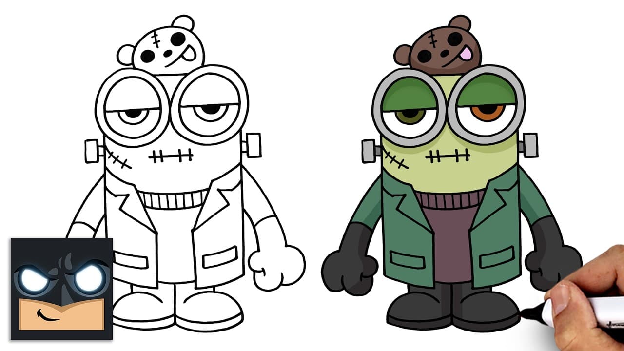 Preview of How to Draw Franken-Bob | Minions and Monsters