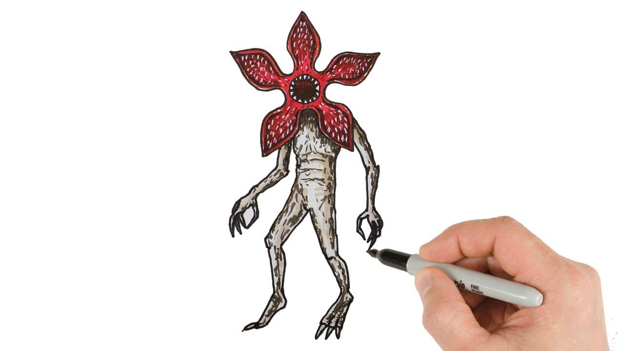 Preview of How to Draw Demogorgon | Stranger Things | Step-by-Step Art Tutorial!