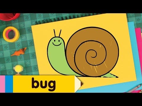 Preview of How to Draw Bugs | Simple Drawing Lesson for Kids | Step By Step