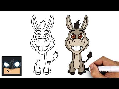 Preview of How to Draw Donkey | Shrek