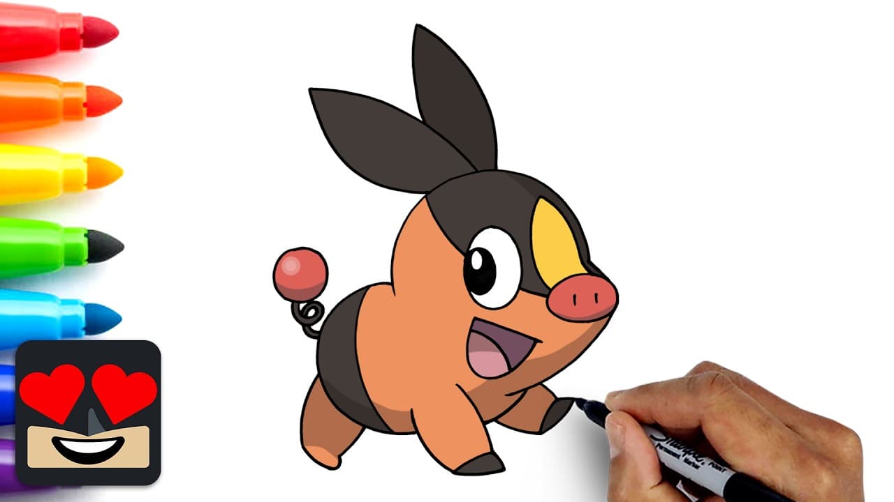 Preview of How To Draw Tepig | Pokemon