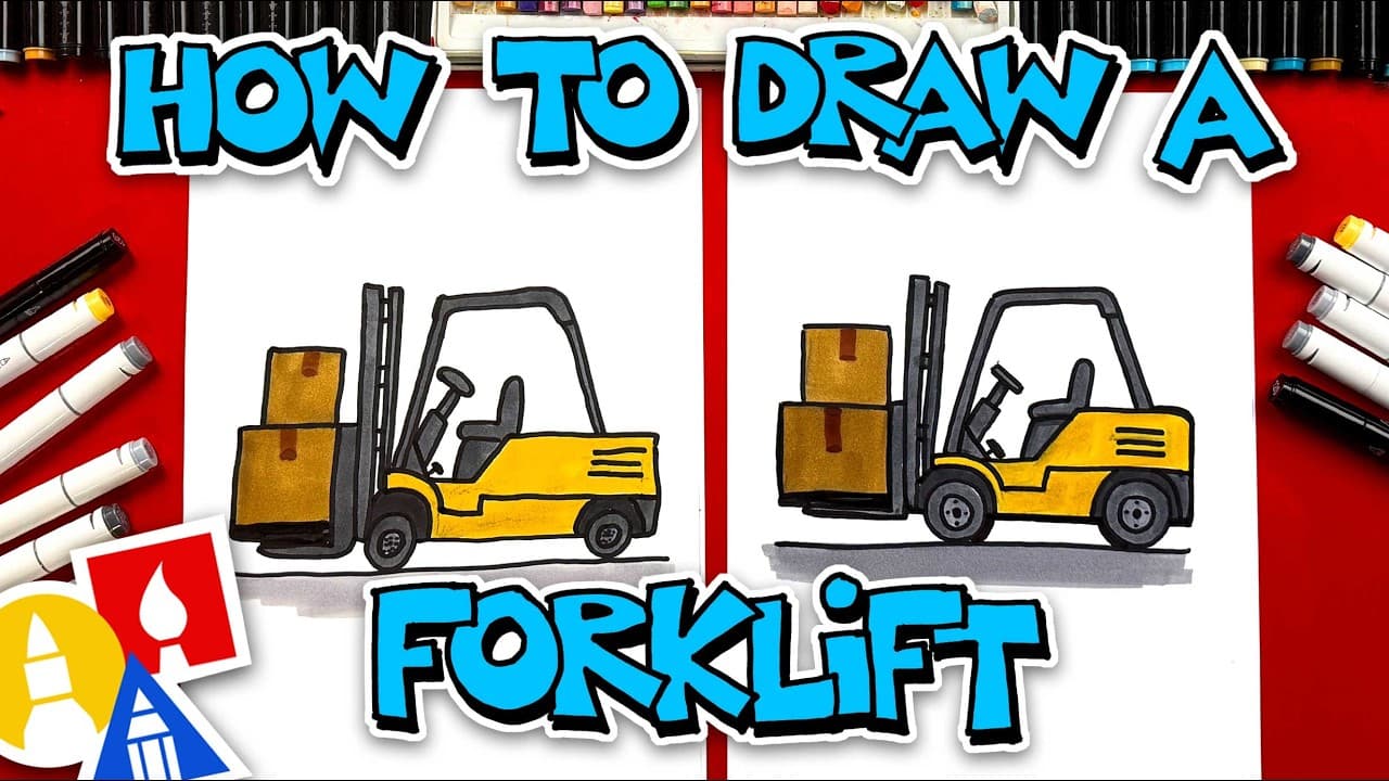 Preview of How To Draw A Forklift