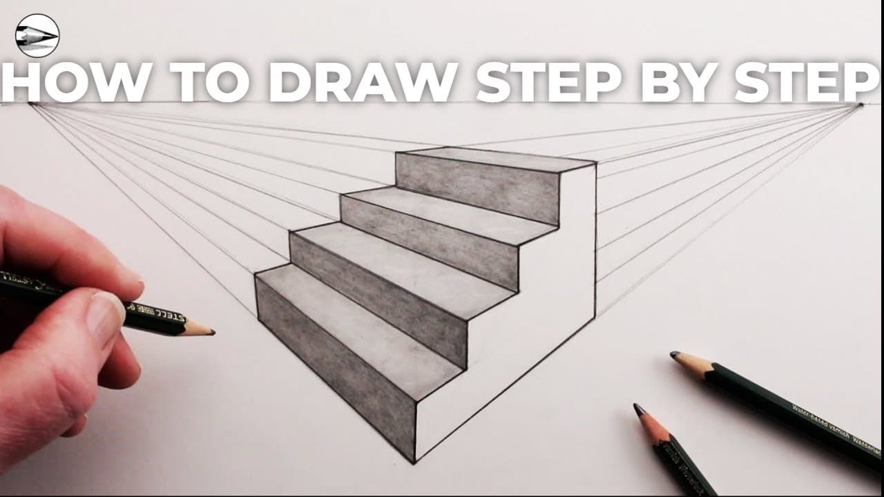 Preview of Two-Point Perspective Drawing: How to Draw Realistic Steps