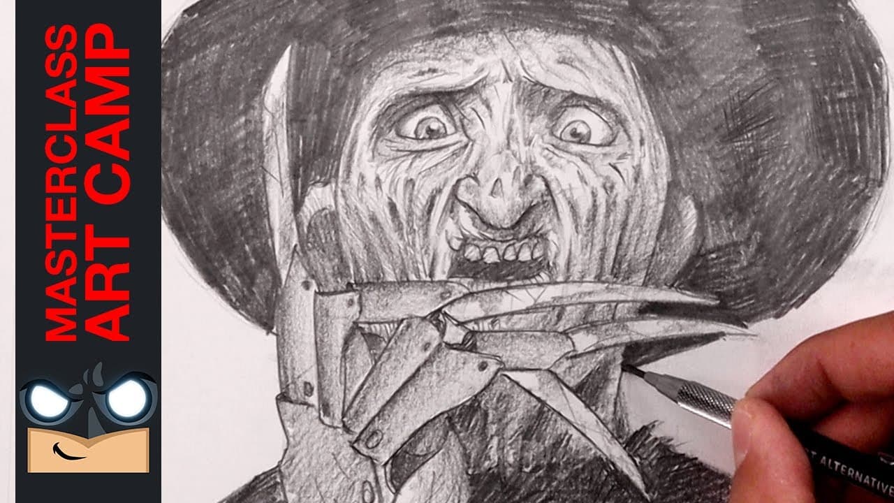 Preview of How To Draw Freddy Krueger | ART CAMP EP.1