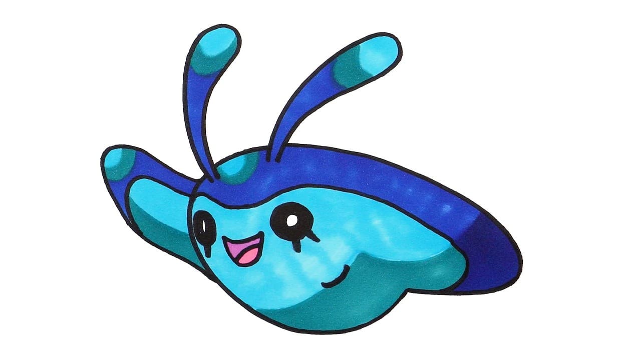 Preview of How To Draw Mantyke Pokemon | Step-by-Step Tutorial!