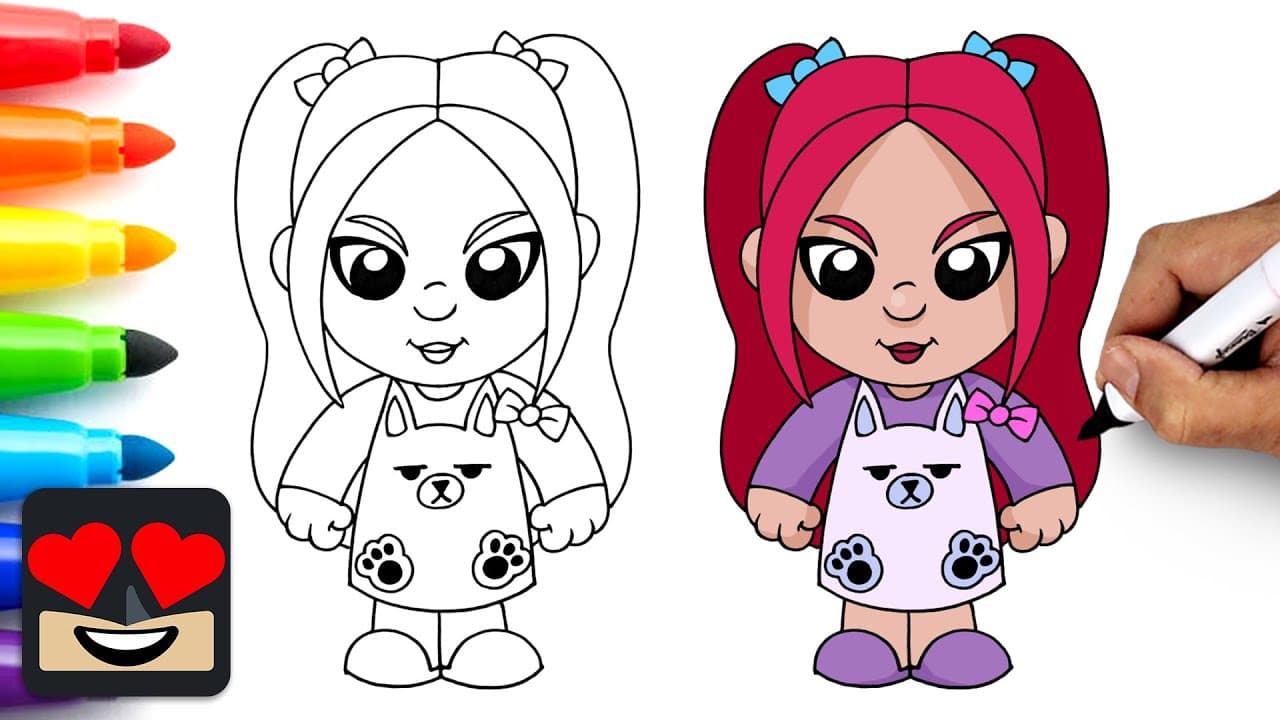 Preview of How To Draw Mira | K Pop Demon Hunters
