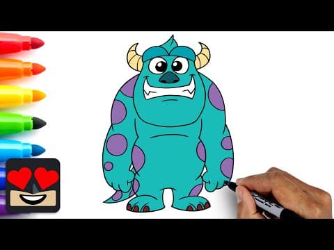 Preview of How To Draw Sullivan | Monsters Inc
