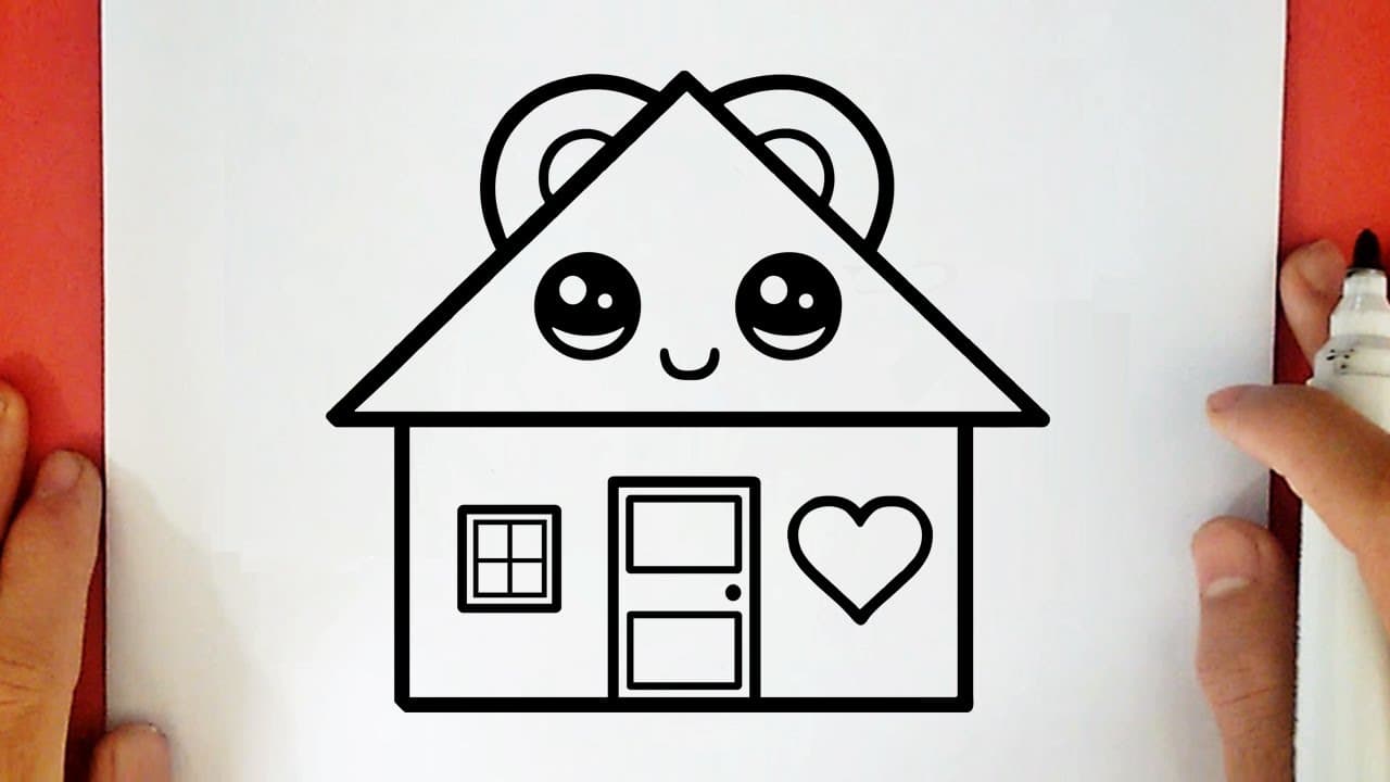 Preview of HOW TO DRAW A CUTE HOUSE