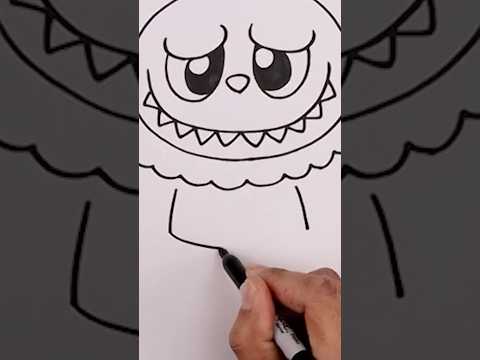 Preview of How to draw Labubu | Step by Step #shortvideo