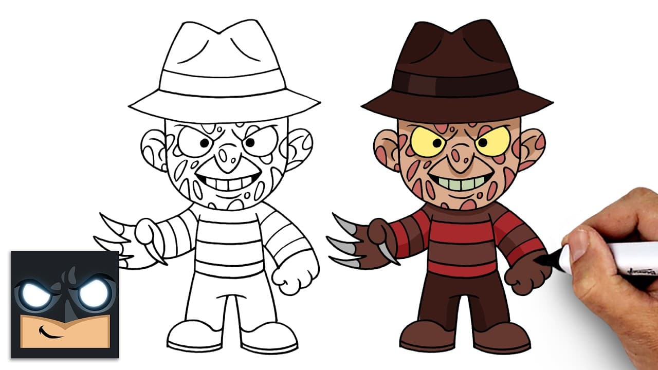 Preview of How to Draw Freddy Krueger | A Nightmare on Elm Street