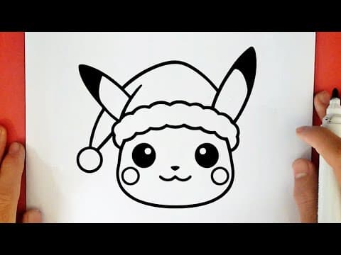Preview of HOW TO DRAW CHRISTMAS PIKACHU