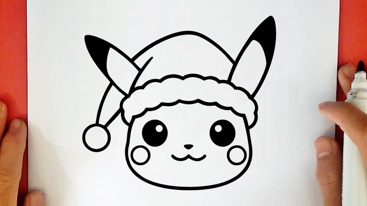 Preview of HOW TO DRAW CHRISTMAS PIKACHU