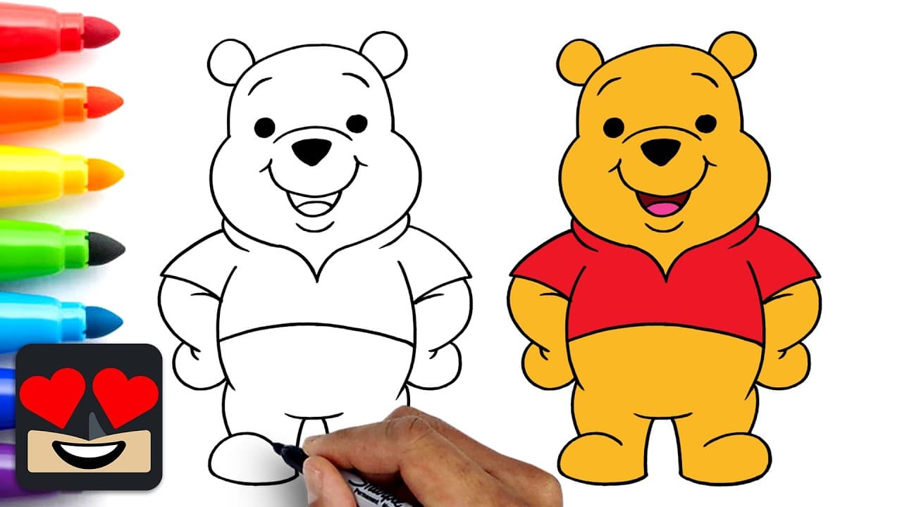 Preview of How To Draw Winnie the Pooh