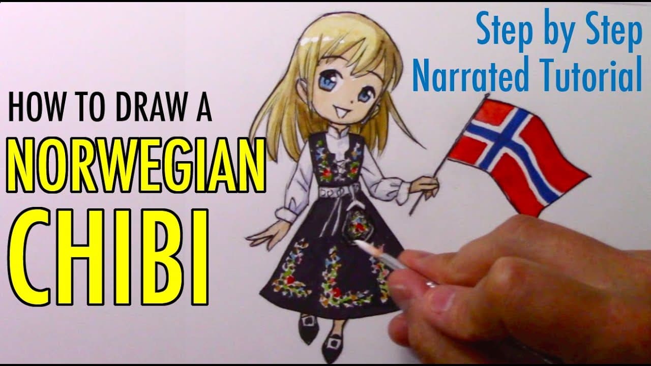 Preview of How to Draw a Norwegian Chibi (I'm Coming to Norway!)