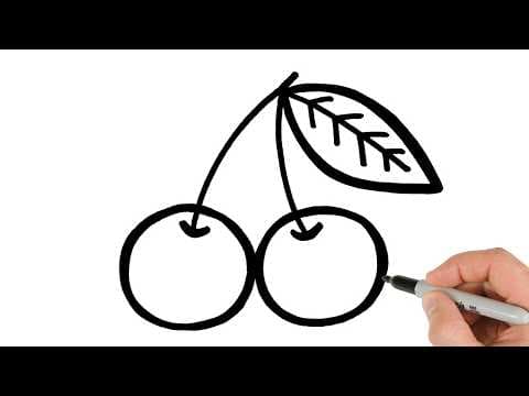 Preview of How to Draw a Cherry | Super Easy Step-by-Step Tutorial!