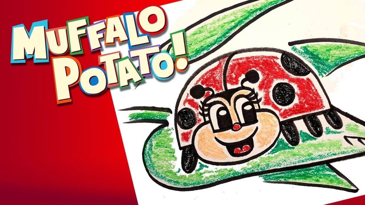 Preview of How To Draw a CUTE LADYBUG with MUFFALO POTATO