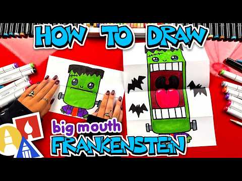 Preview of How To Draw Frankenstein Big Mouth