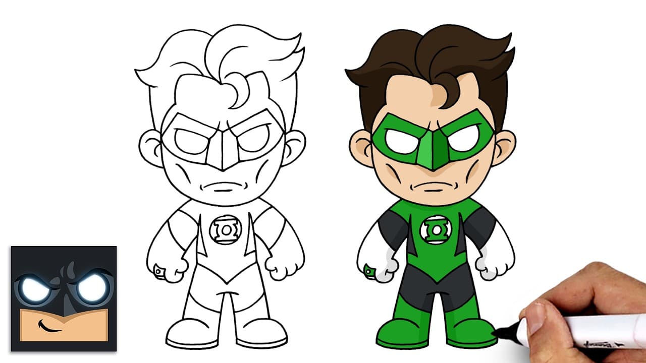 Preview of How to Draw Green Lantern | DC Comics