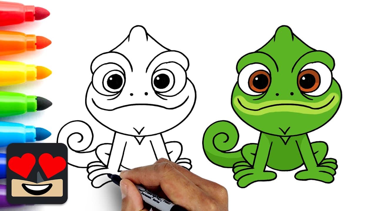 Preview of How To Draw Pascal | Tangled