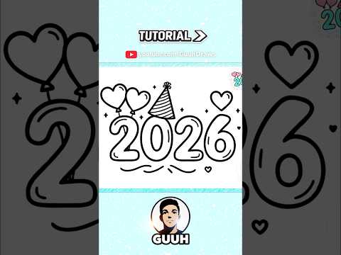 Preview of How to Draw 2026 (Very Easy) ✨