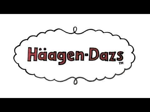 Preview of How to Draw Haagen Dazs Ice Cream Logo | Easy Step-by-Step Tutorial!