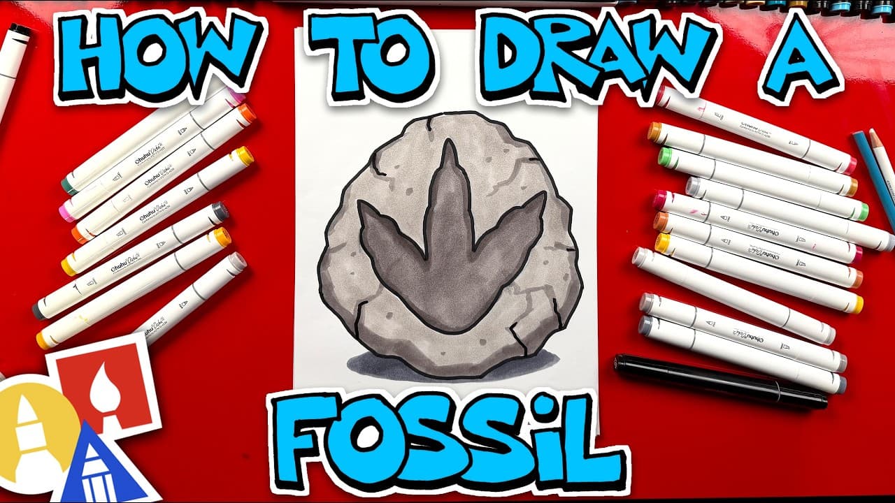 Preview of How To Draw A Cool Fossil