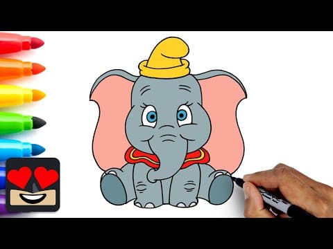 Preview of How To Draw Dumbo