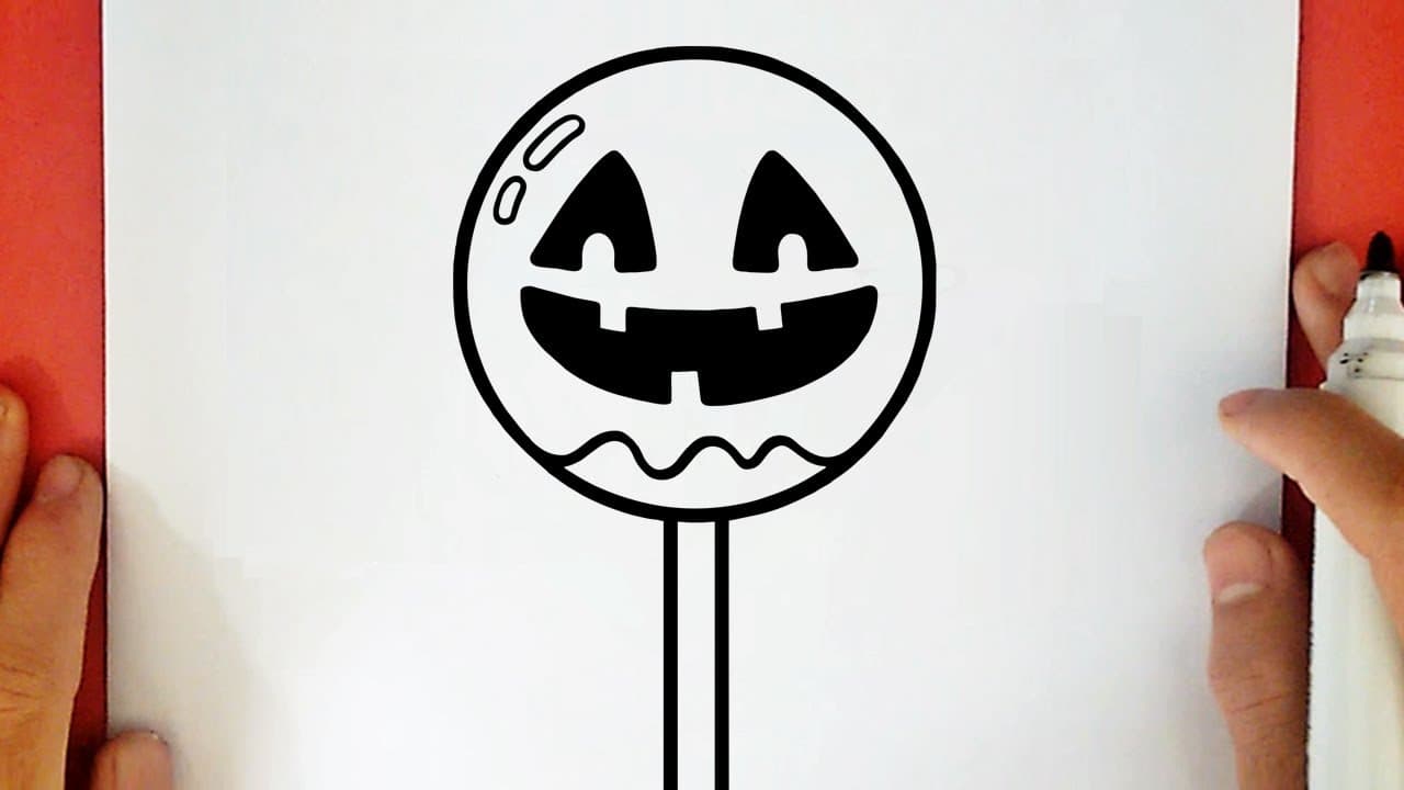 Preview of HOW TO DRAW A HALLOWEEN CAKE POP