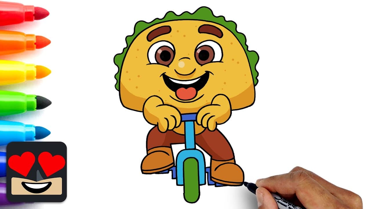 Preview of How To Draw Tacorita Bicicleta | Steal a Brainrot