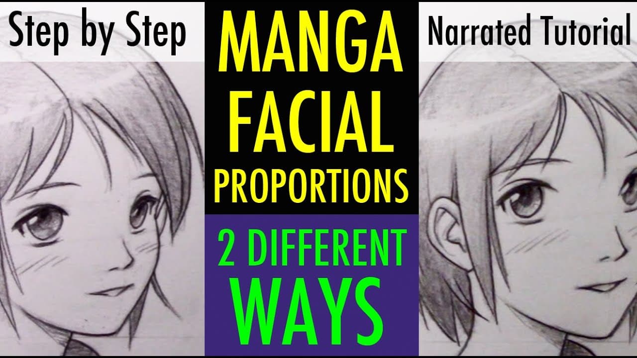 Preview of How to Draw Manga Faces: 2 Different Ways