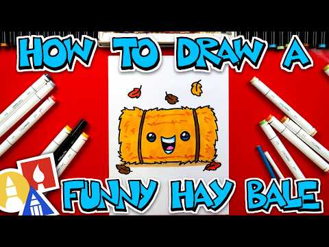 Preview of How To Draw A Funny Hay Bale