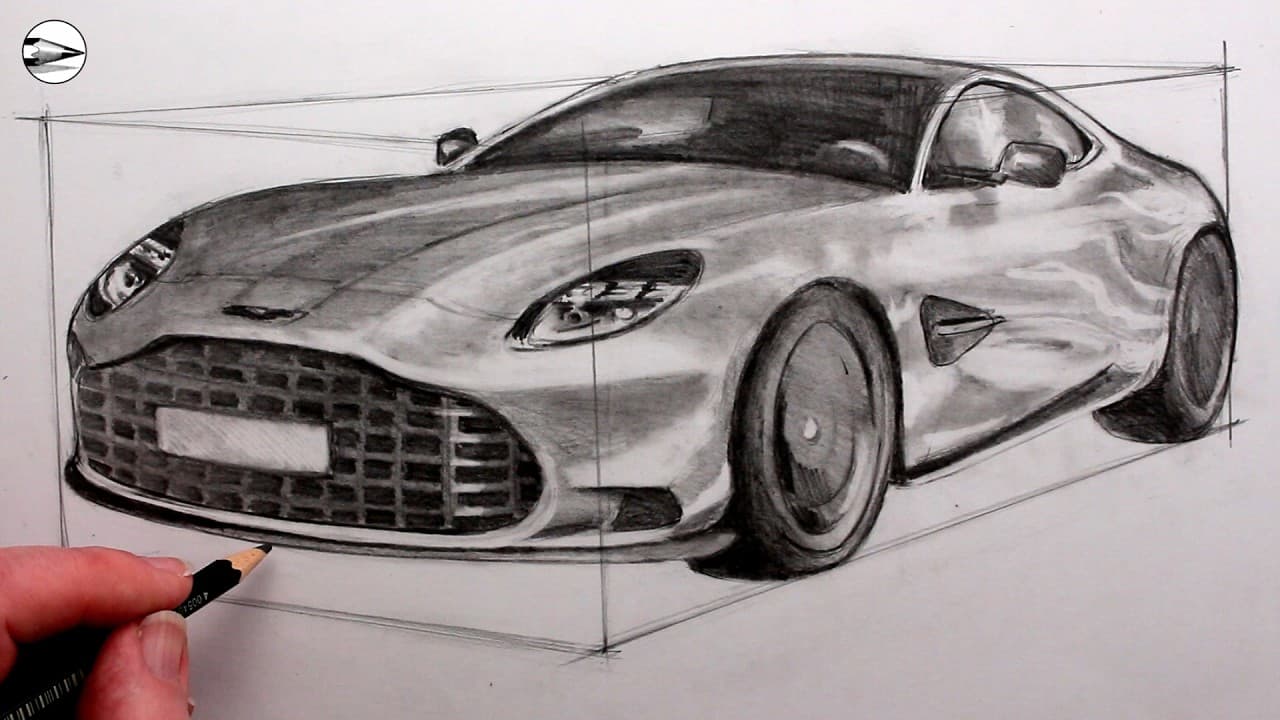 Preview of How to Draw a Car Using a Simple Box