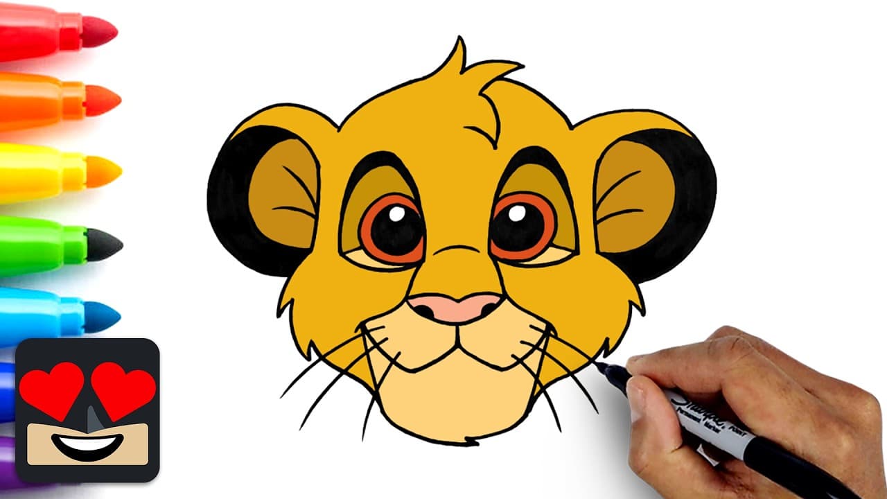 Preview of How To Draw Simba | The Lion King
