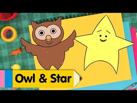 Preview of How To Draw Lulu The Owl and Juno The Star from Twinkle Twinkle Little Star