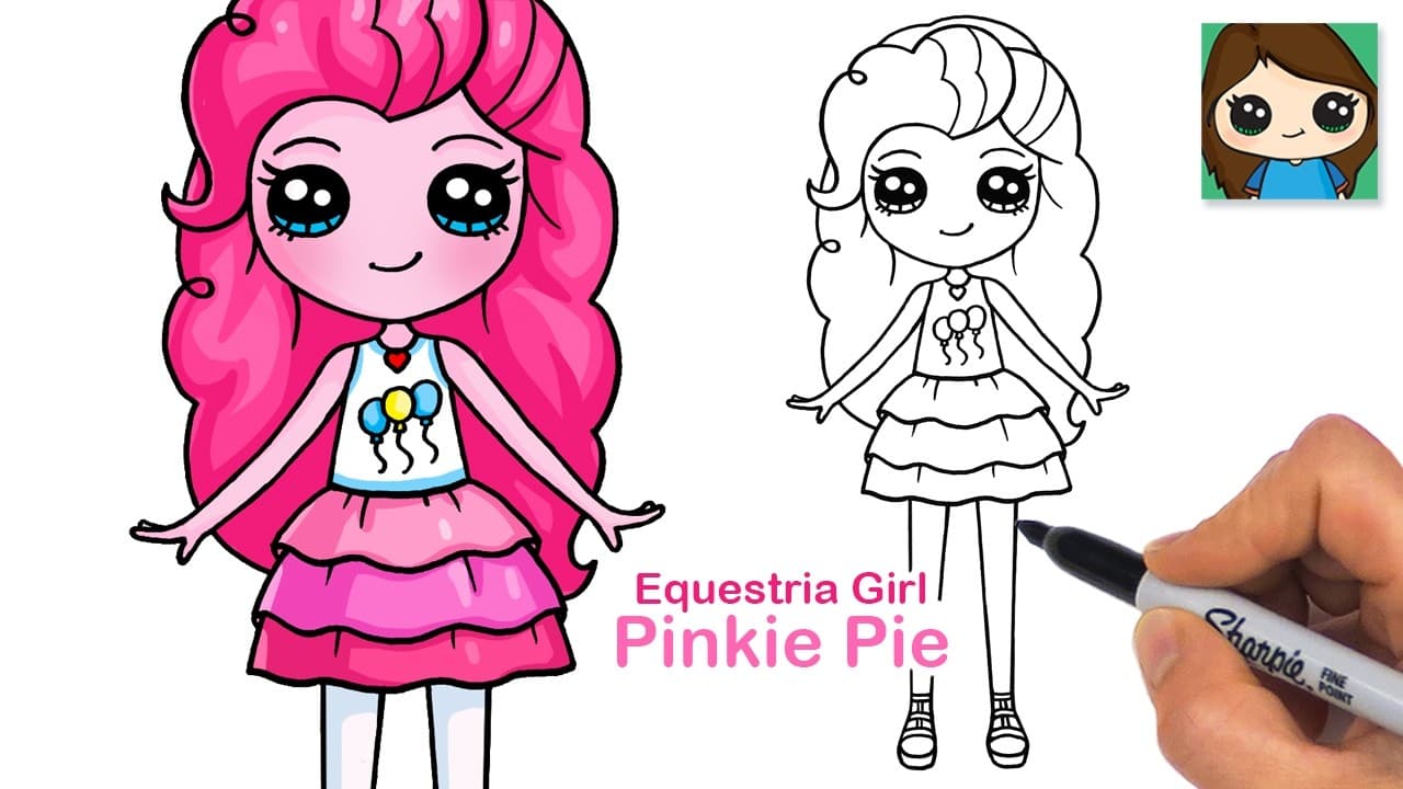 Preview of How to Draw Pinkie Pie Equestria Girl | My Little Pony
