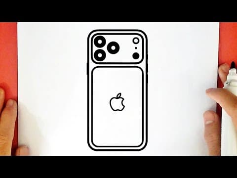 Preview of How to draw IPHONE 17 PRO MAX