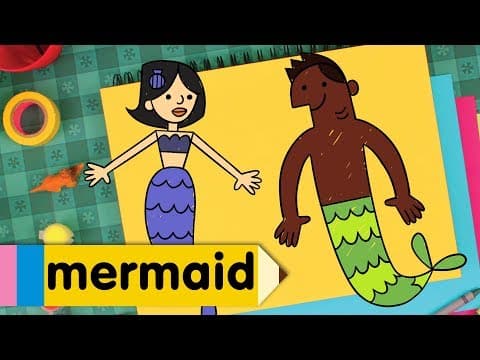 Preview of How to Draw a Mermaid